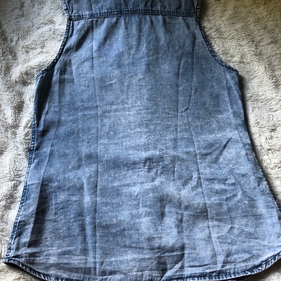 H&M Denim Vest With Studs - Picture 3 of 4